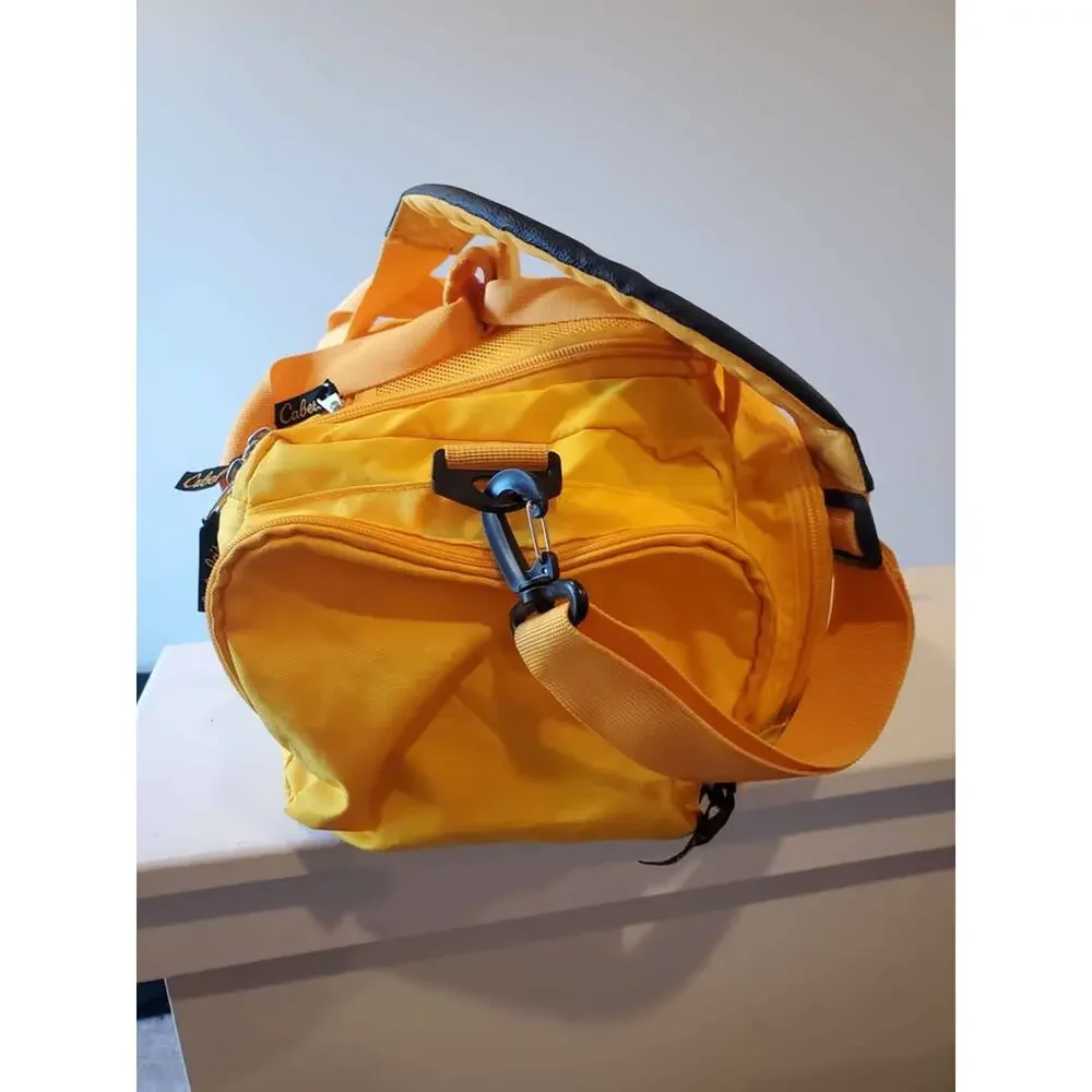 Cabela’s Yellow Utility Duffel Bag – Travel/Gym/Outdoor Gear
